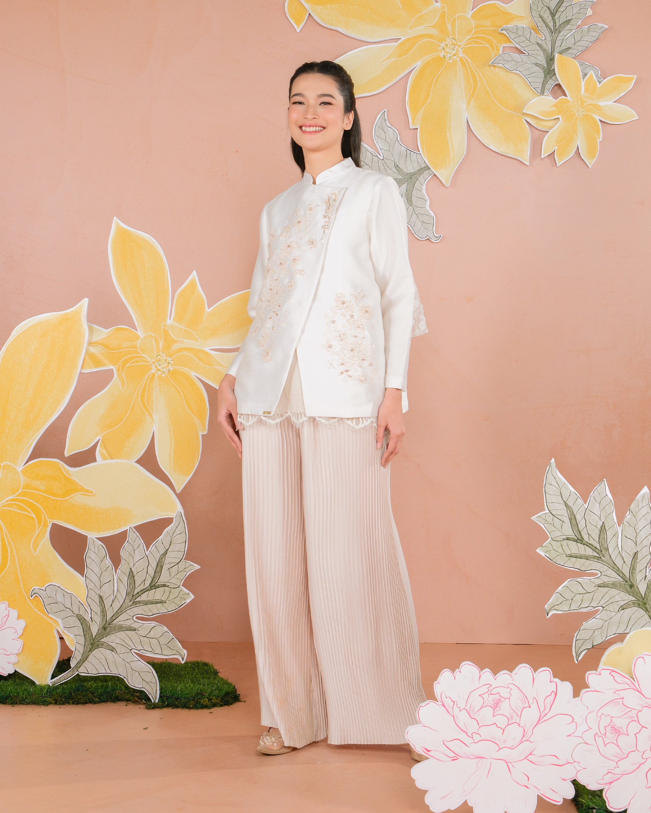 SASMAYA BLOUSE - BROKEN WHITE
