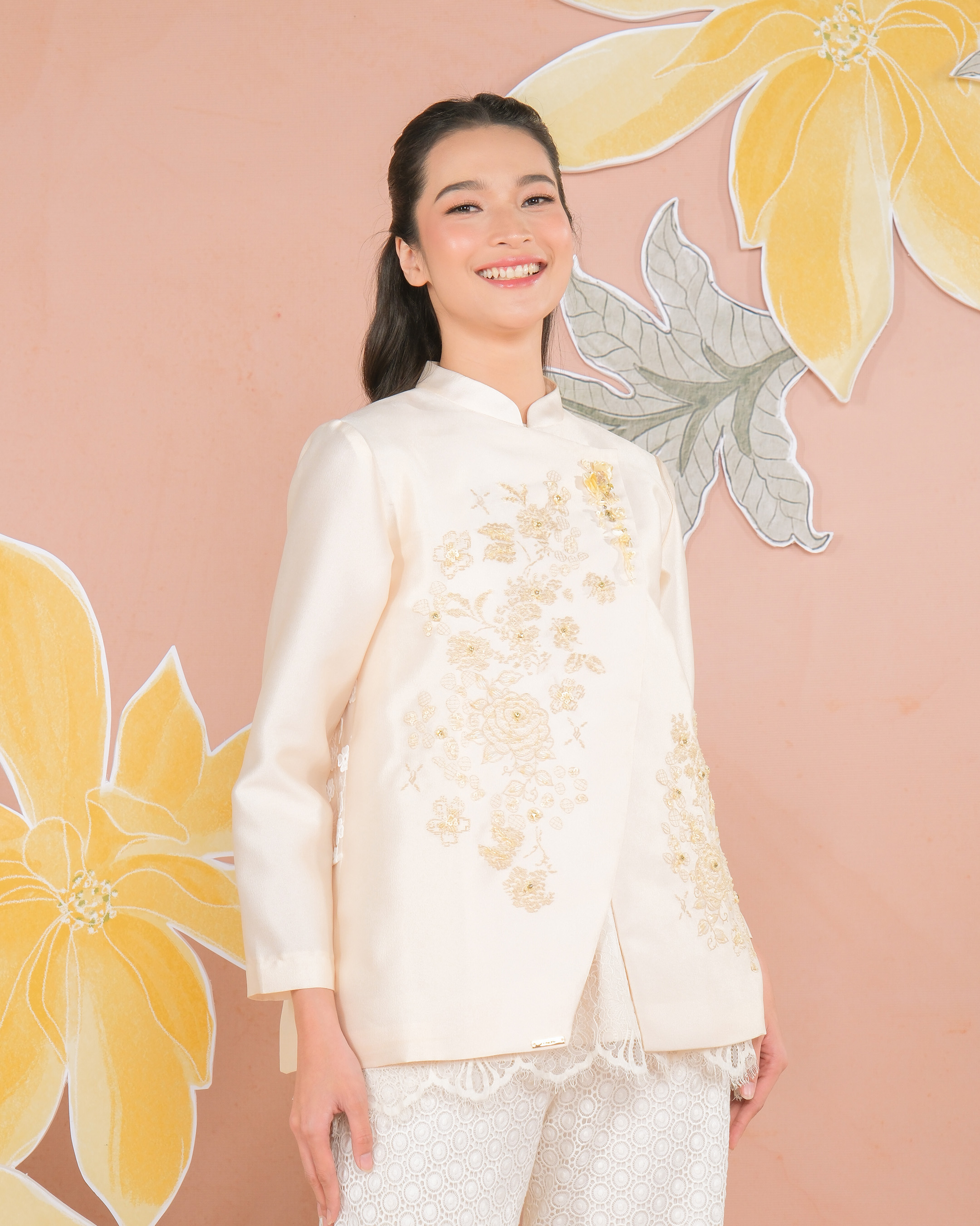 SASMAYA BLOUSE - CREAM