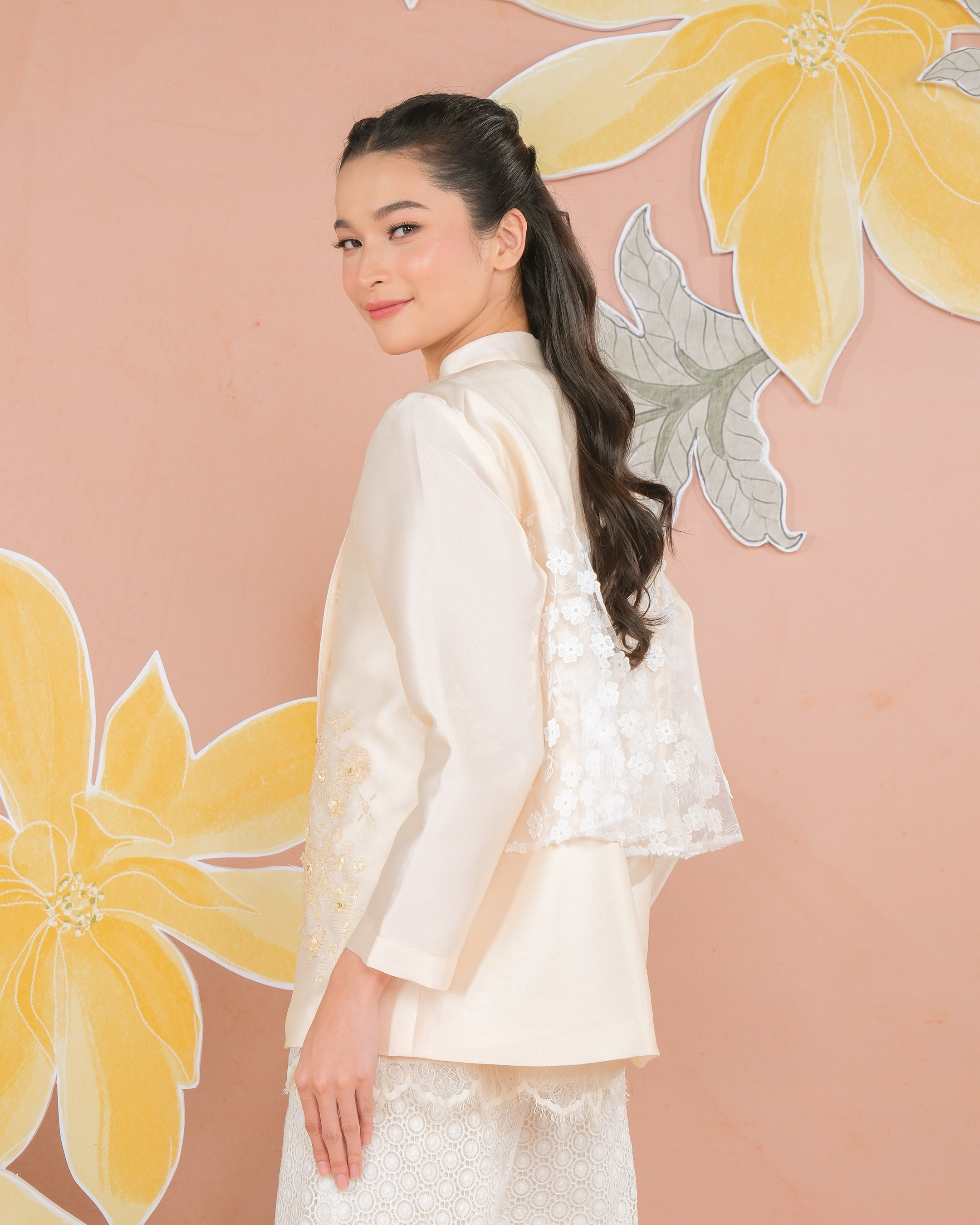 SASMAYA BLOUSE - CREAM
