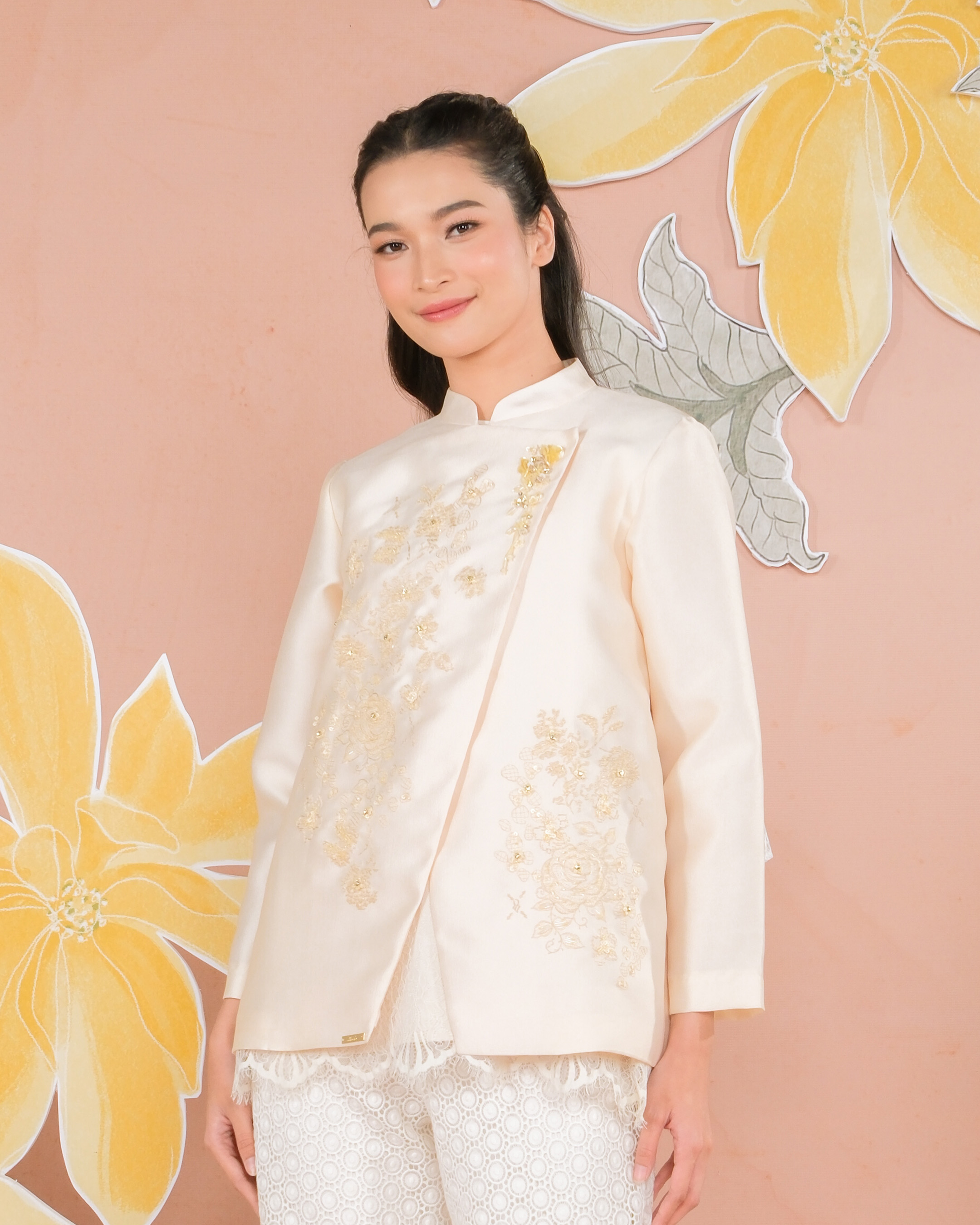 SASMAYA BLOUSE - CREAM