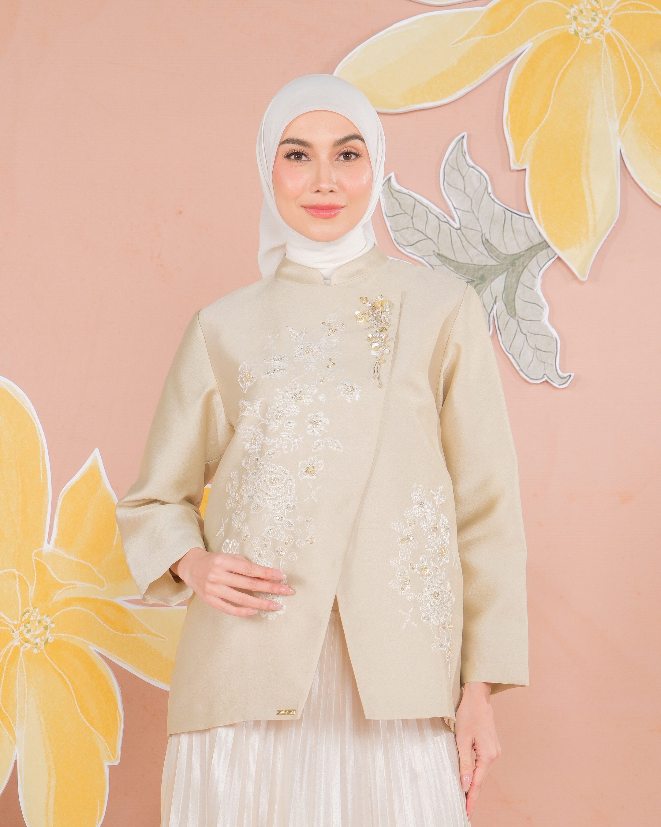 SASMAYA BLOUSE - PALE GOLD