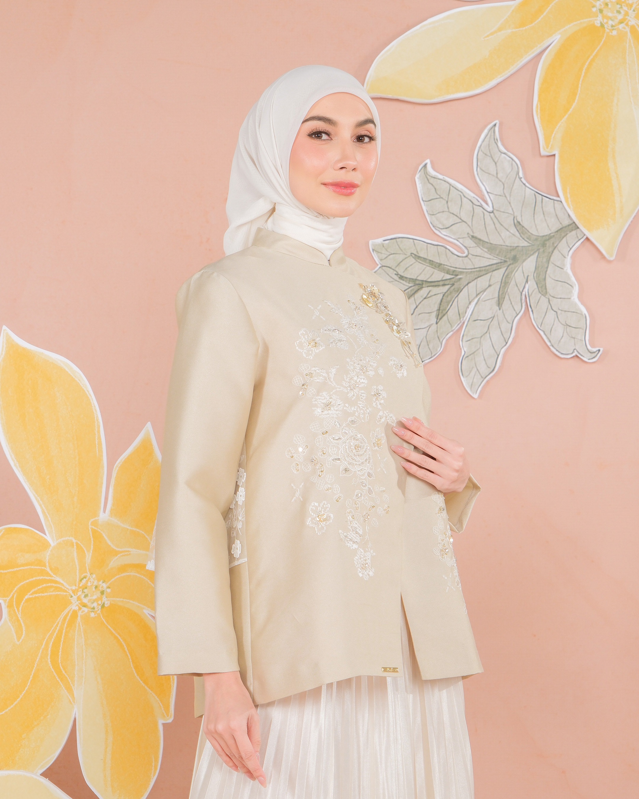 SASMAYA BLOUSE - PALE GOLD