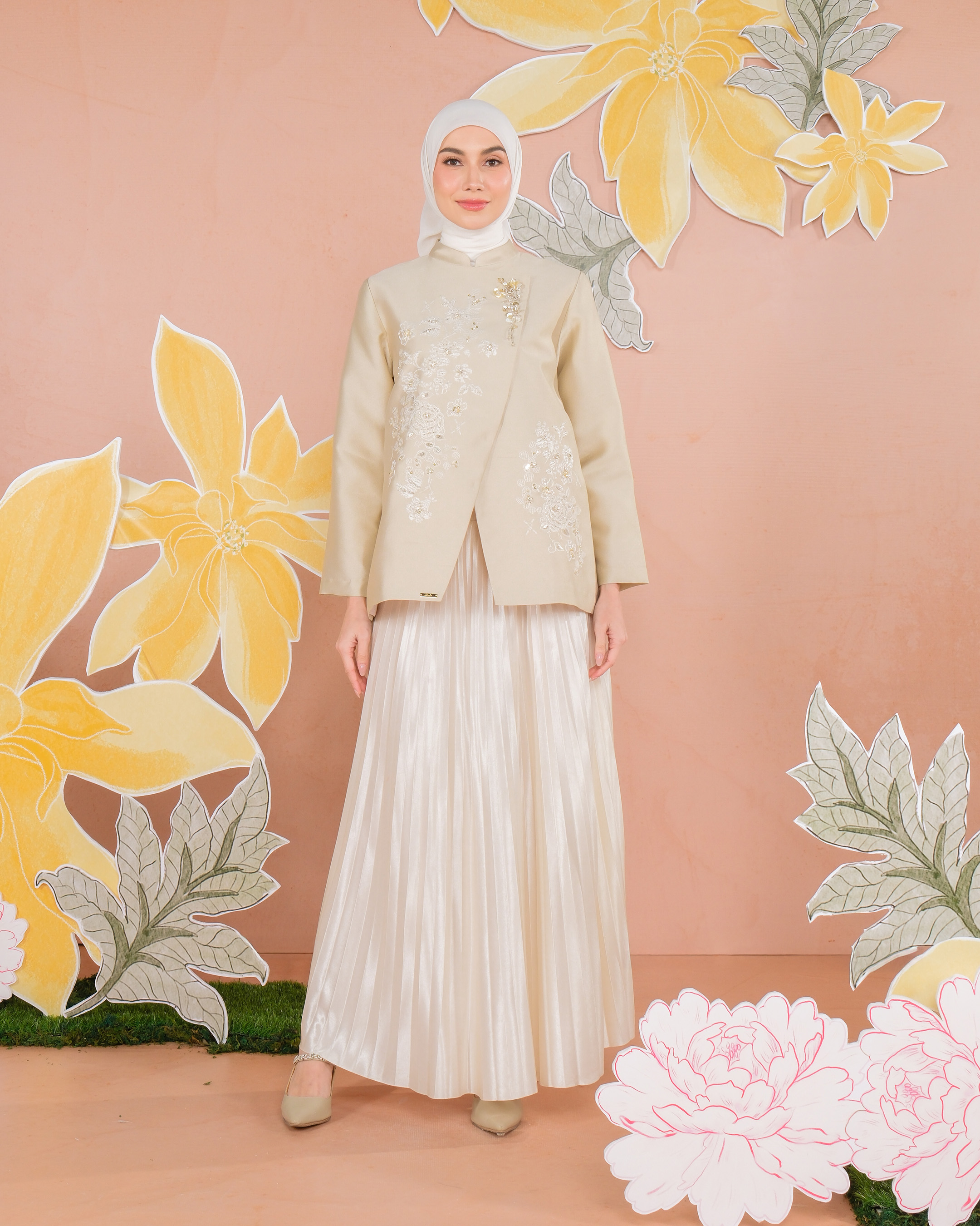 SASMAYA BLOUSE - PALE GOLD