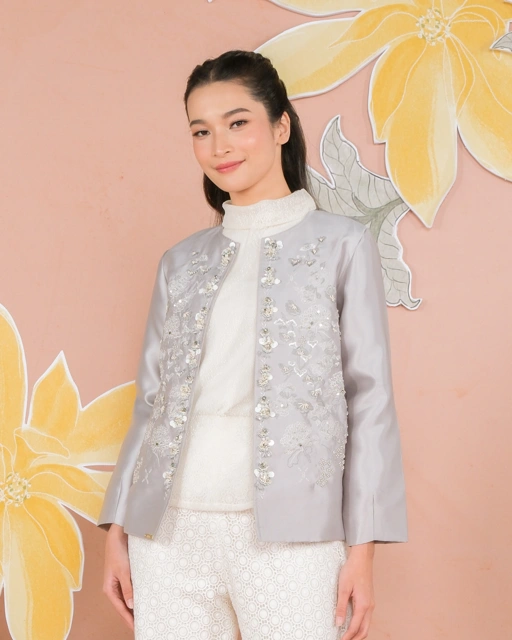 Image of SASMAYA OUTER - PEARL BLUE