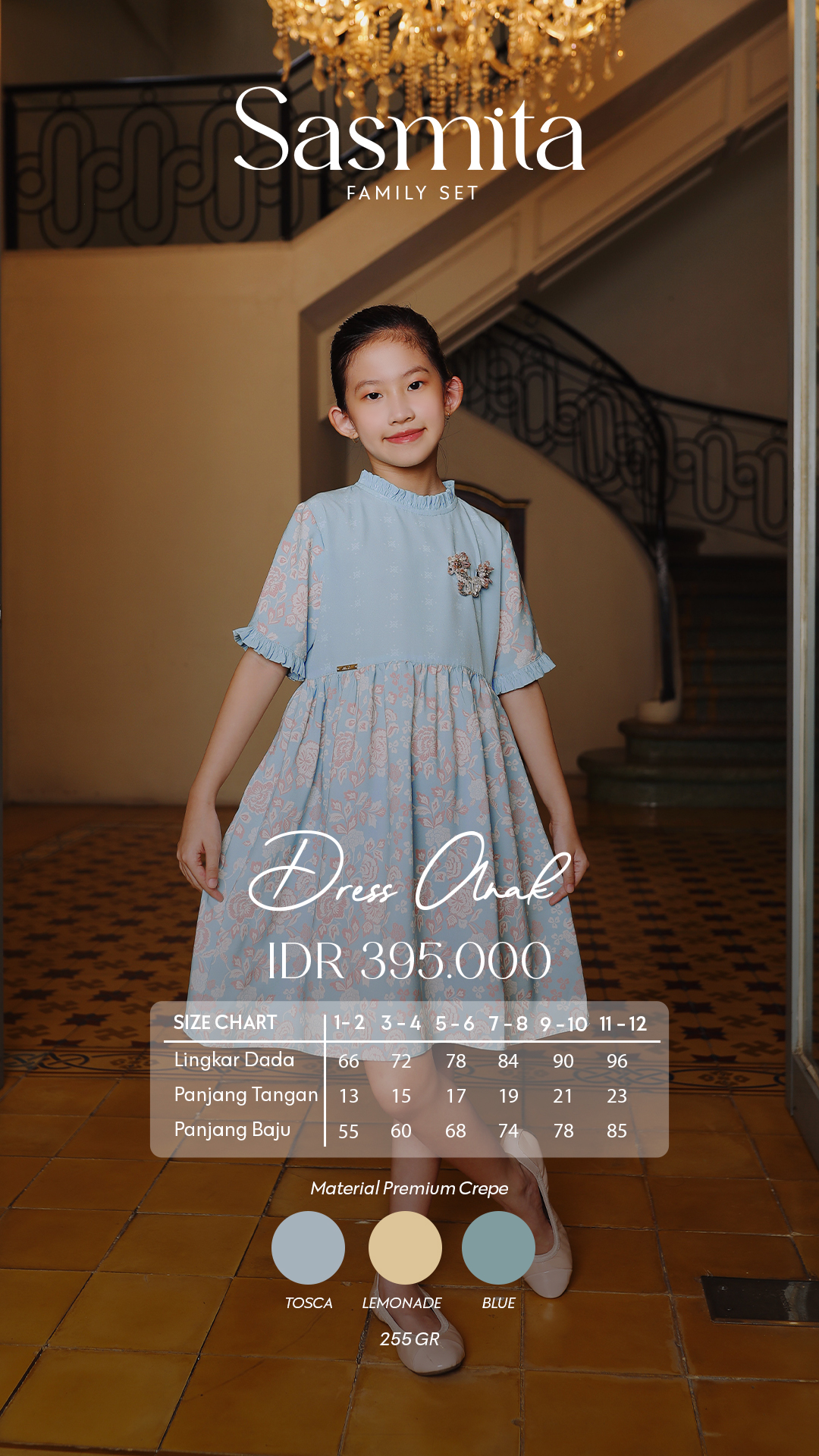 SASMITA DRESS ANAK - LEMONADE