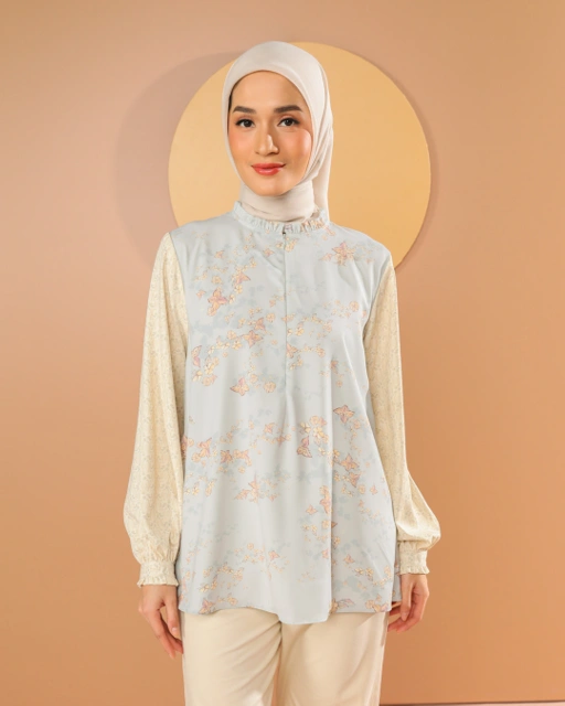 Image of SERA BLOUSE - GREY