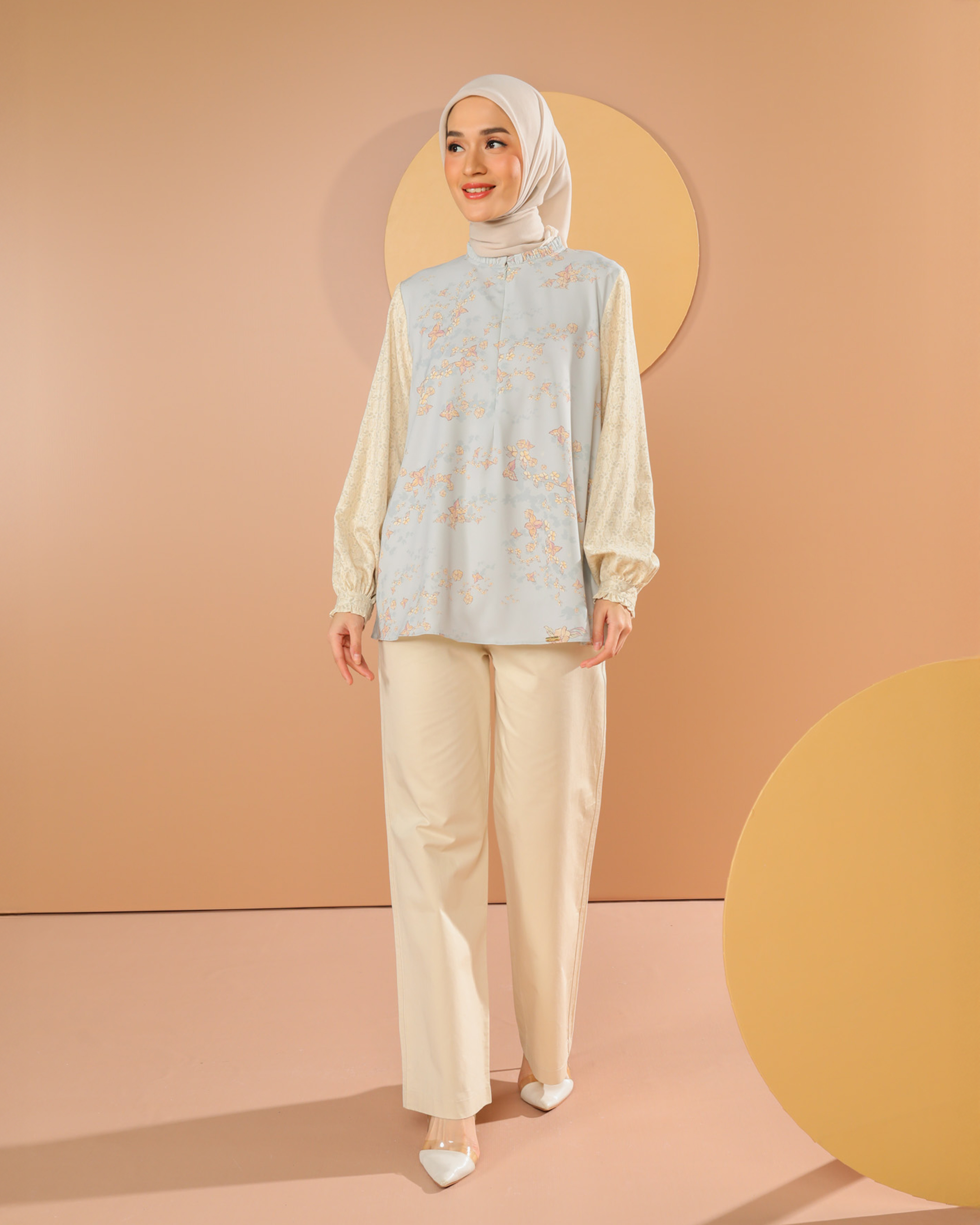 SERA BLOUSE - GREY