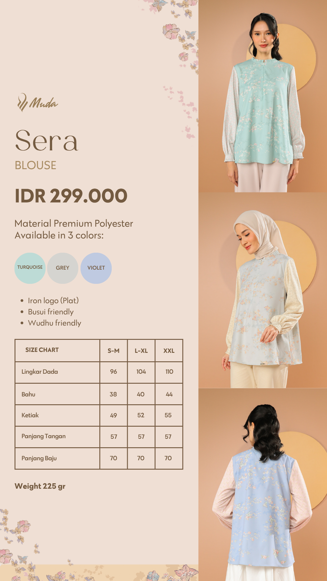 SERA BLOUSE - VIOLET