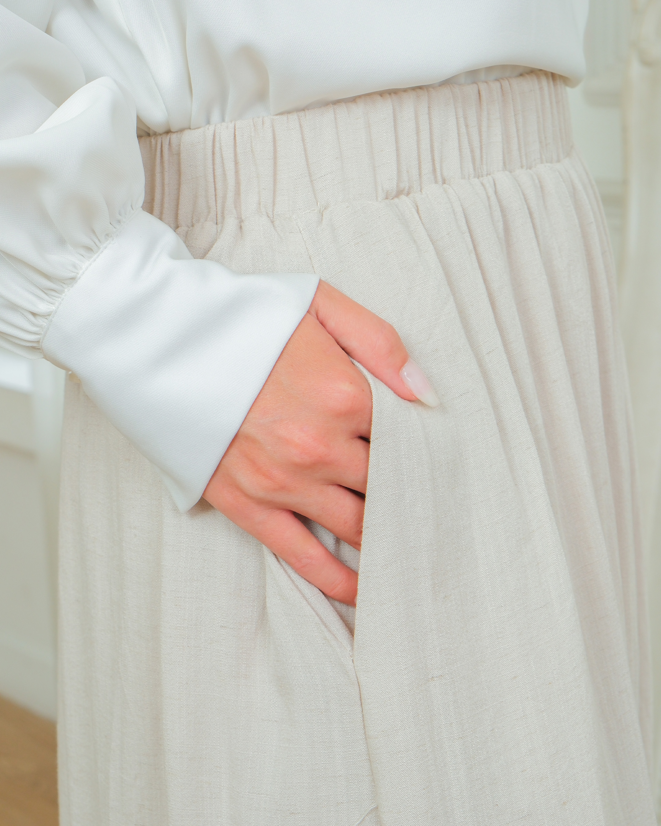 TANYA SKIRT - ASH GREY