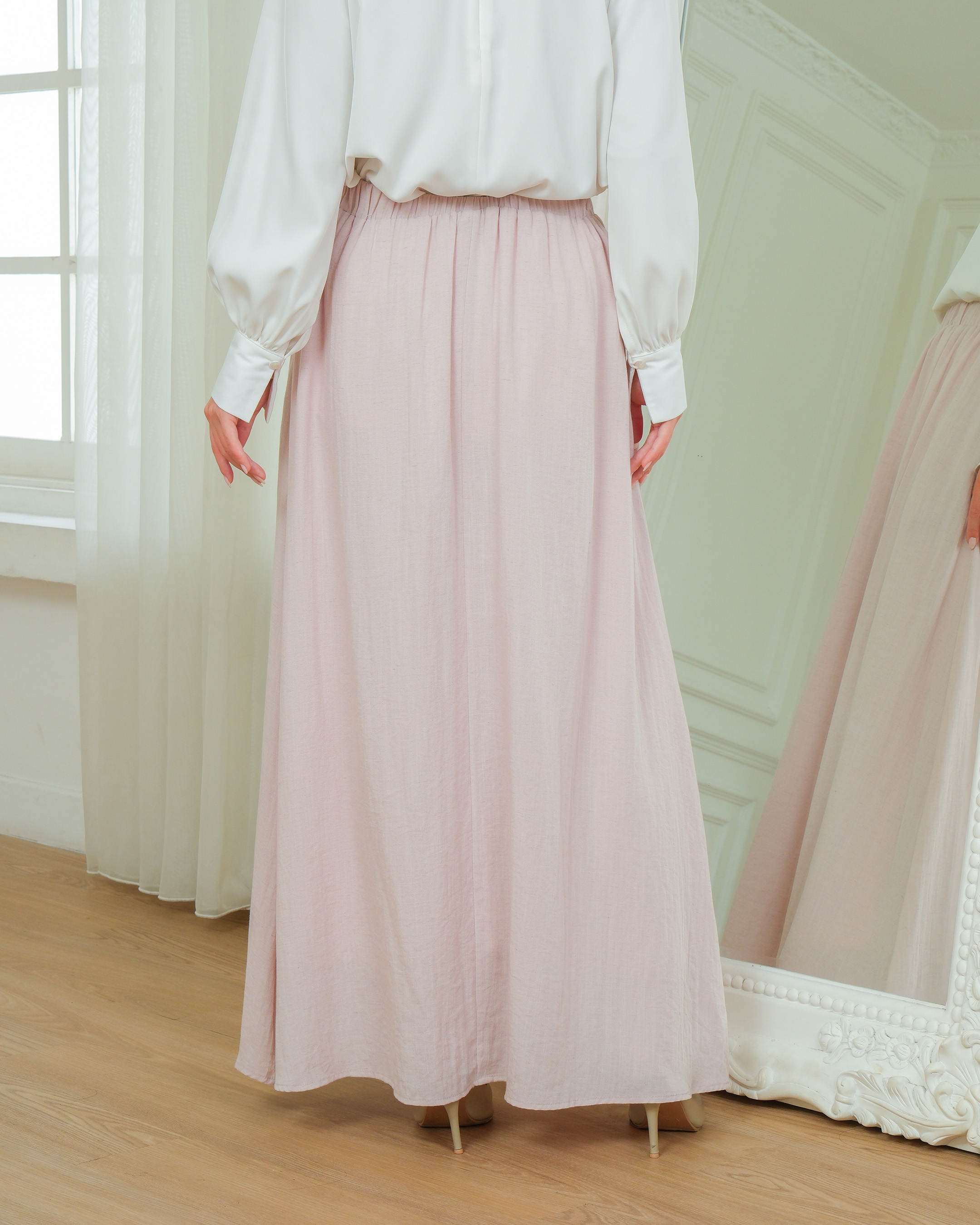 TANYA SKIRT - BLUSH