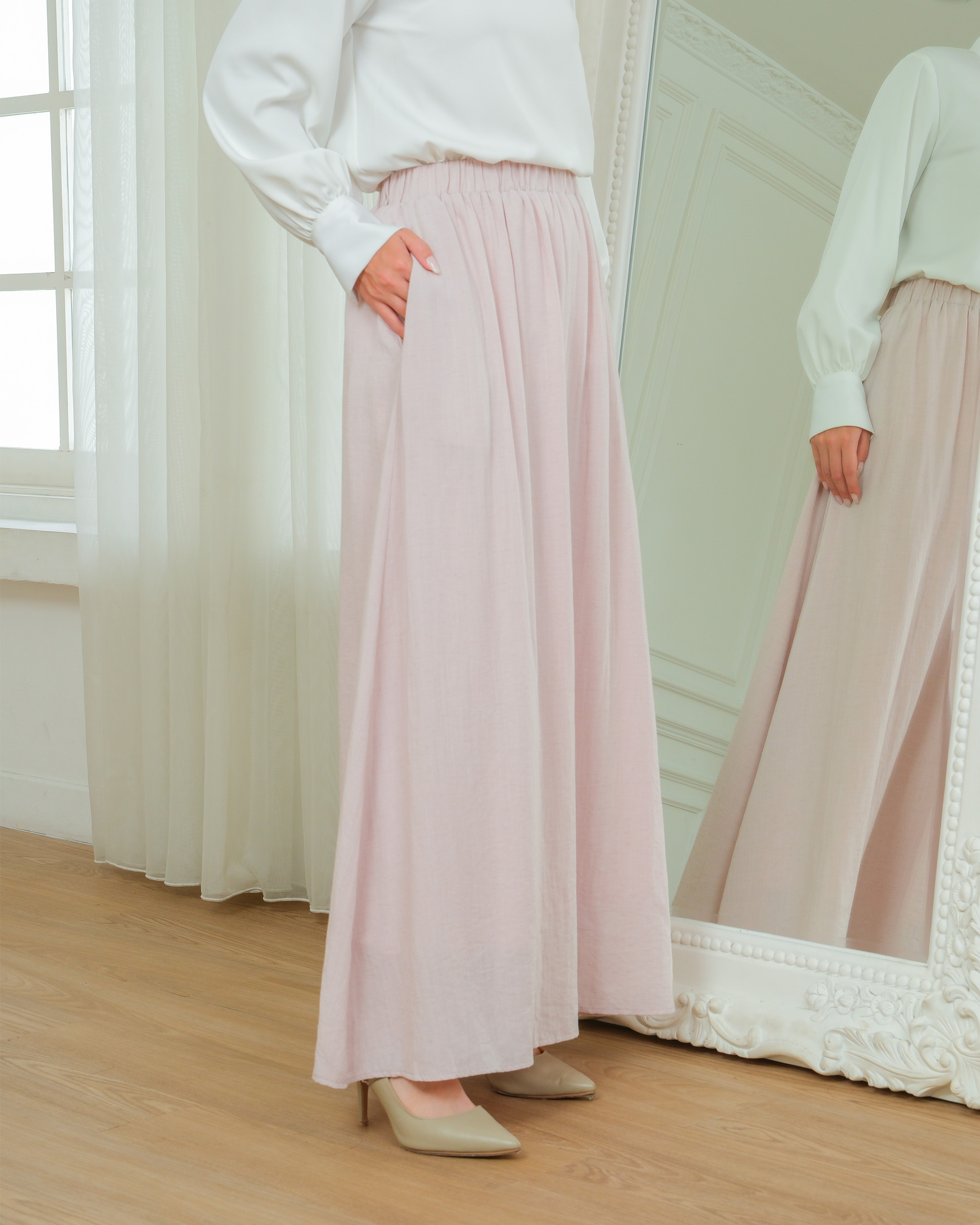 TANYA SKIRT - BLUSH