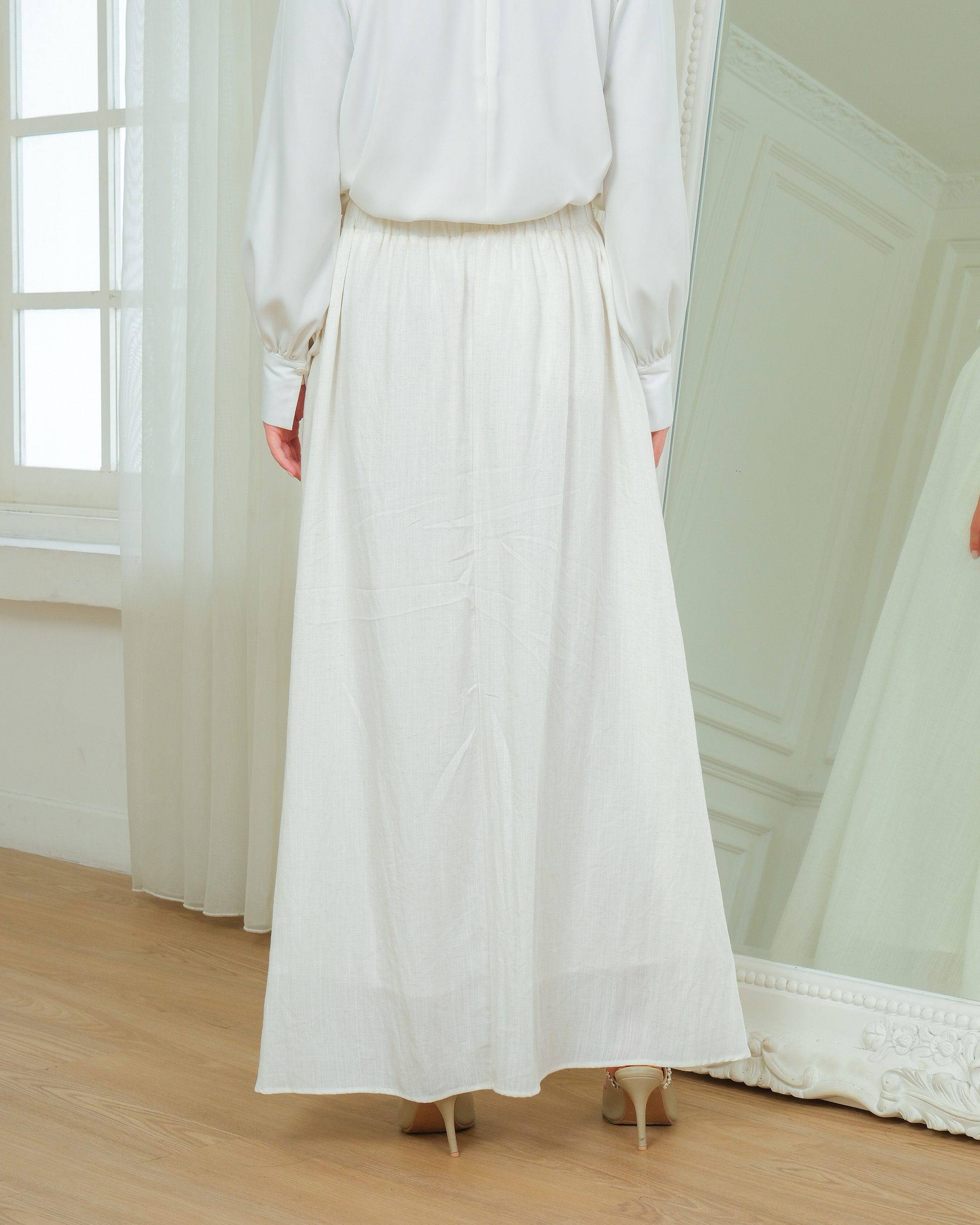 TANYA SKIRT - BROKEN WHITE
