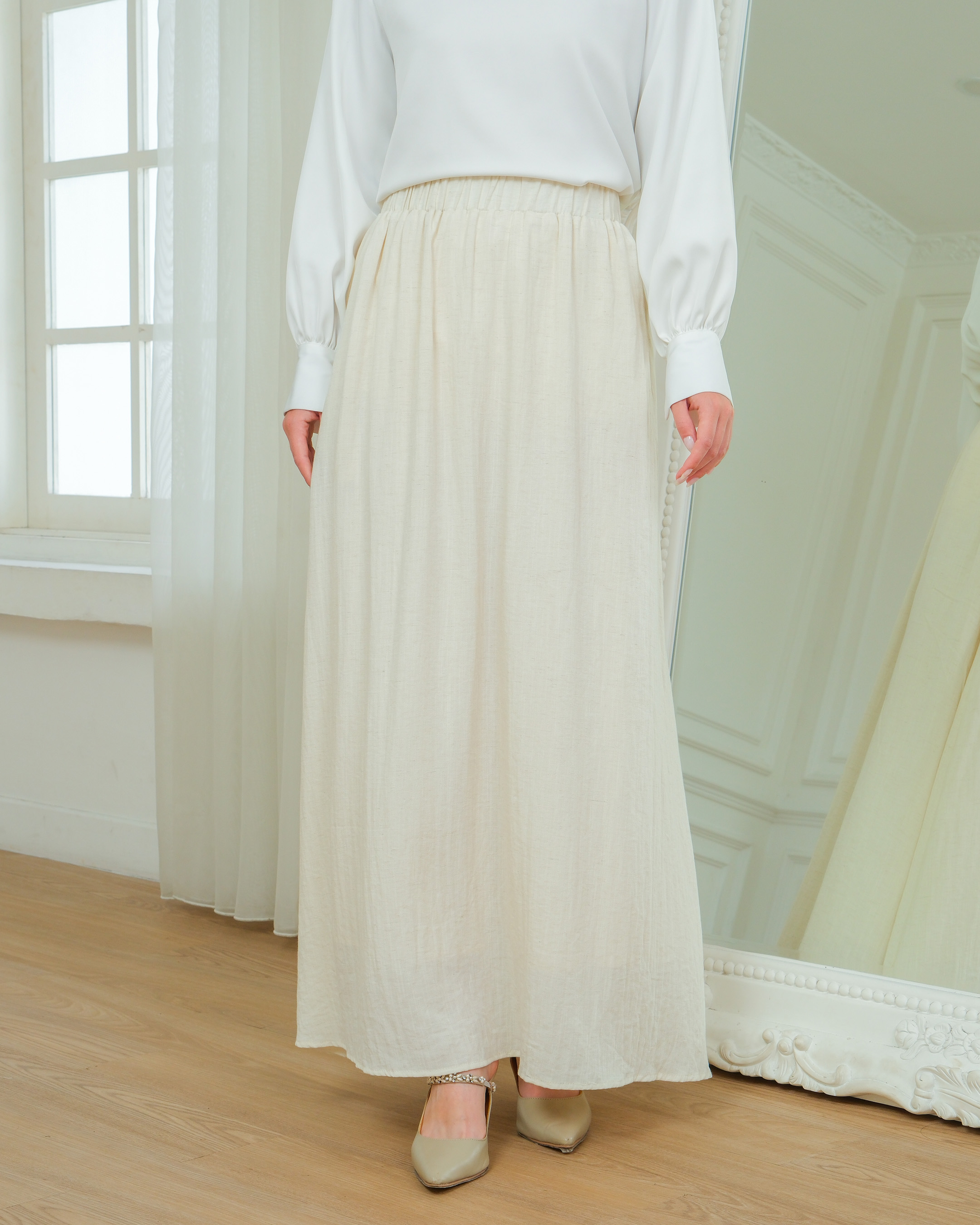 TANYA SKIRT - CREAM
