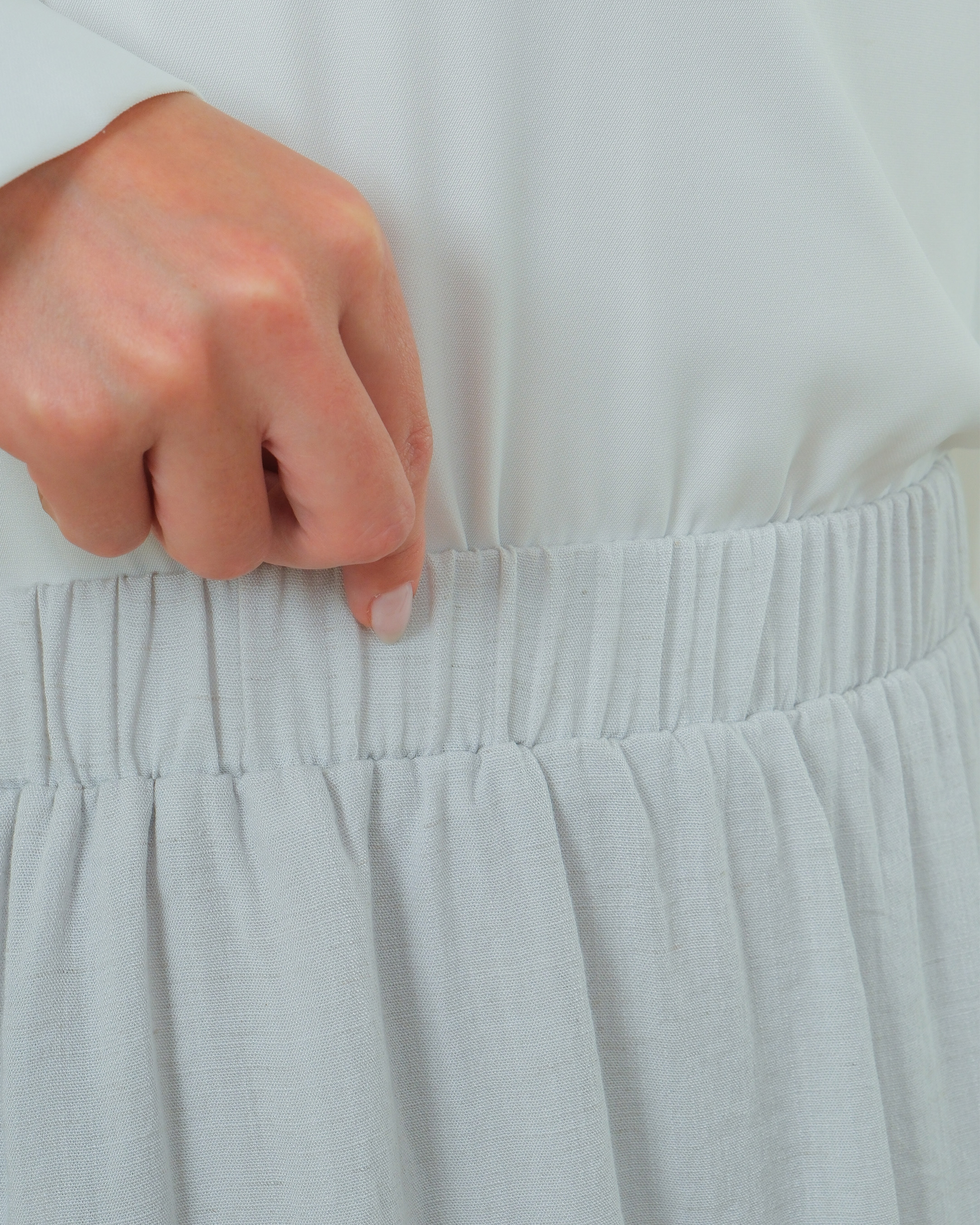 TANYA SKIRT - SILVER