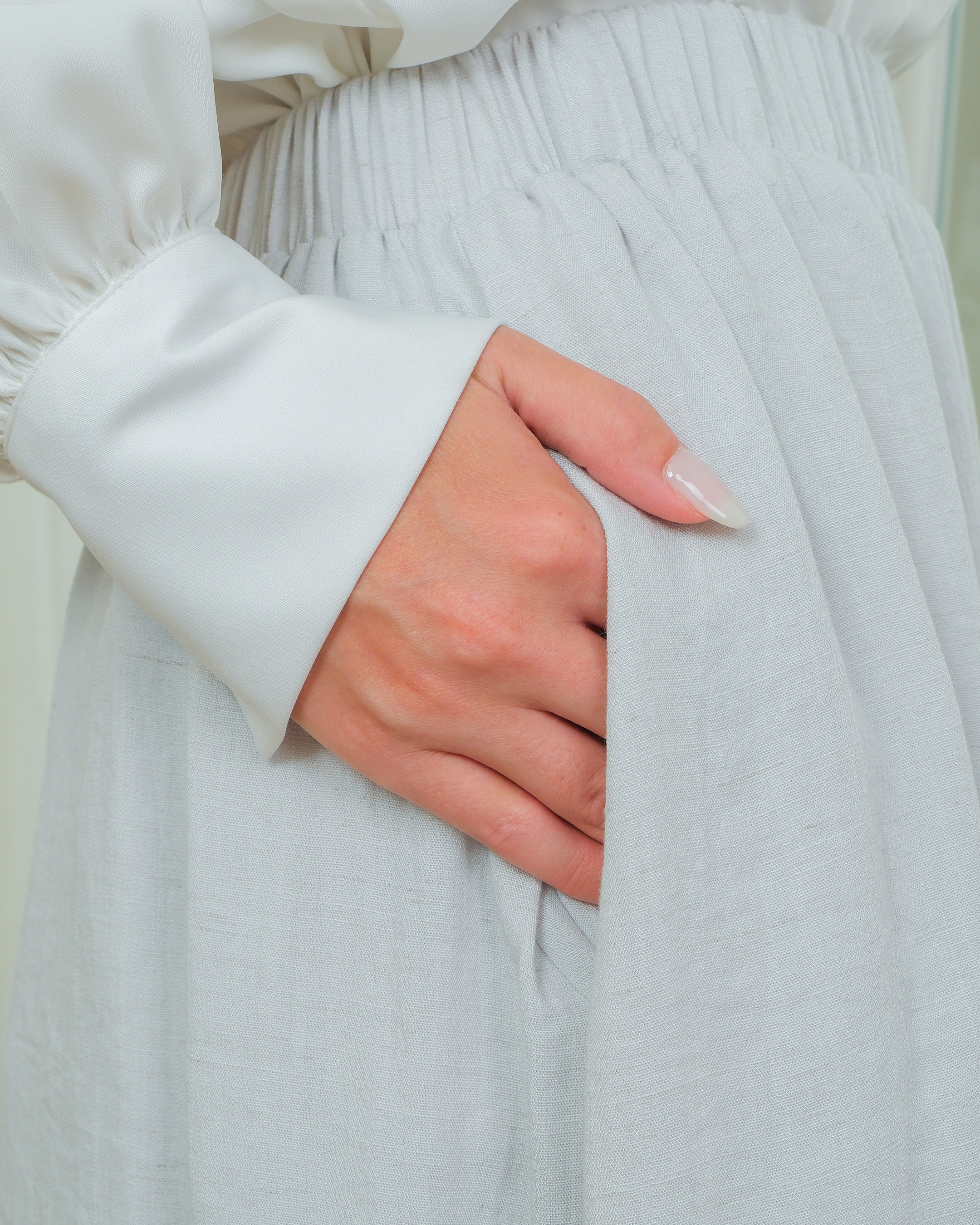 TANYA SKIRT - SILVER