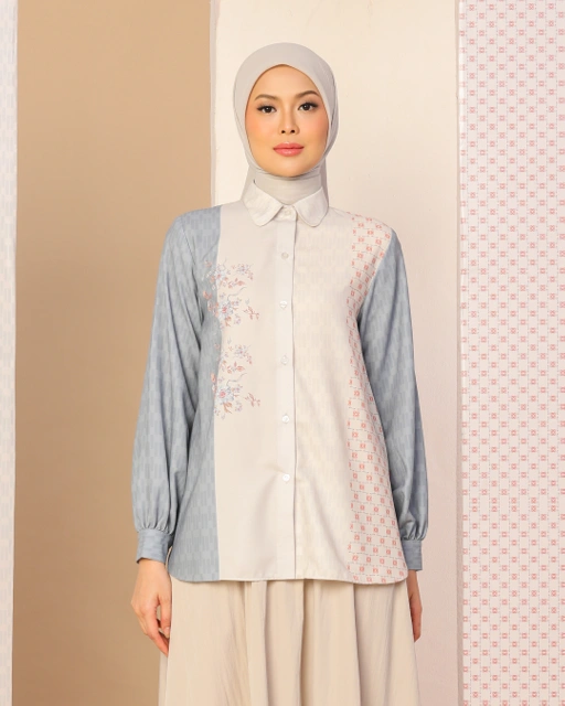 Image of TEALIA SHIRT - OCEAN