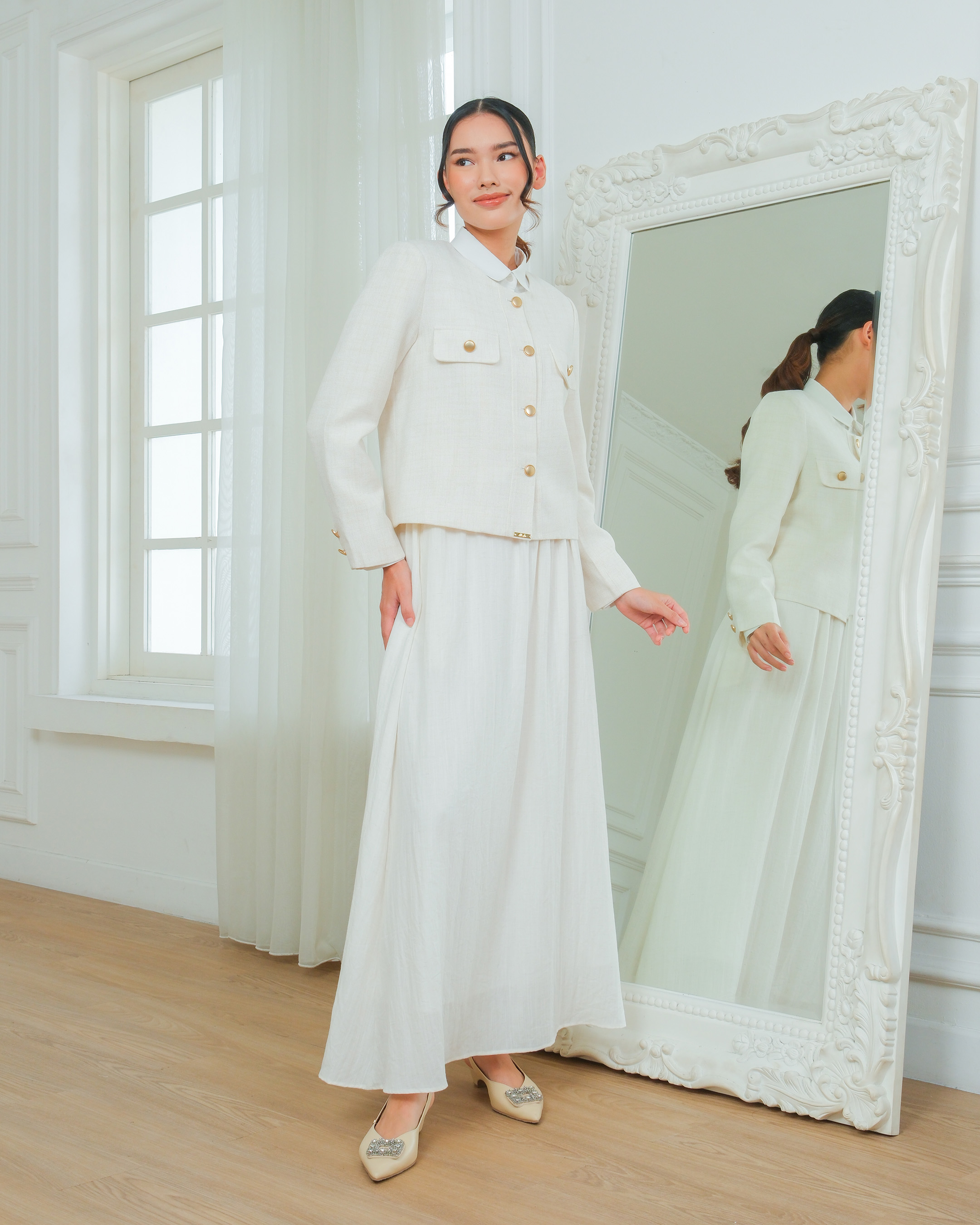 VELA BLAZER - BROKEN WHITE