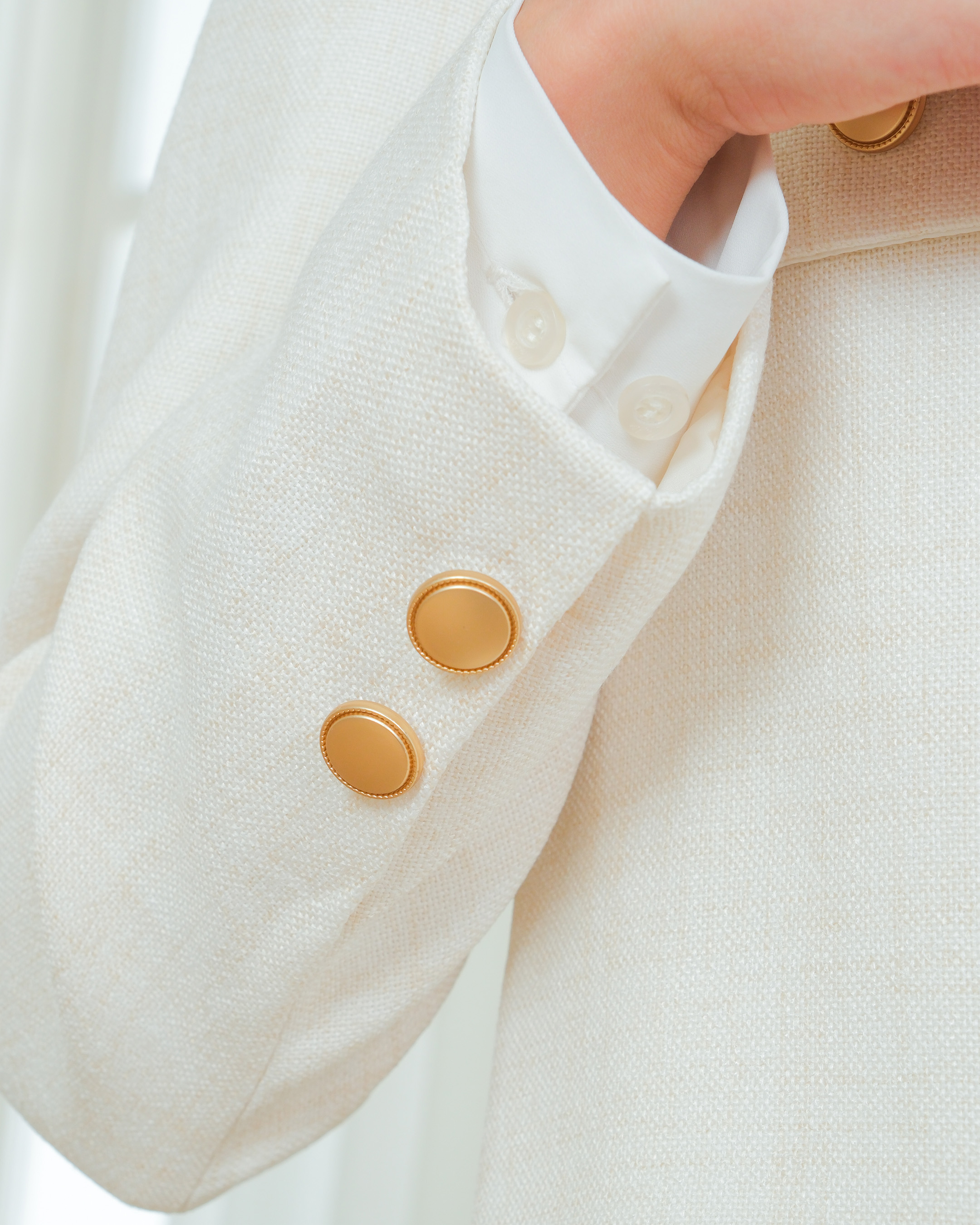VELA BLAZER - BROKEN WHITE
