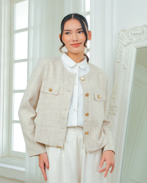 Image of VELA BLAZER - CREAM