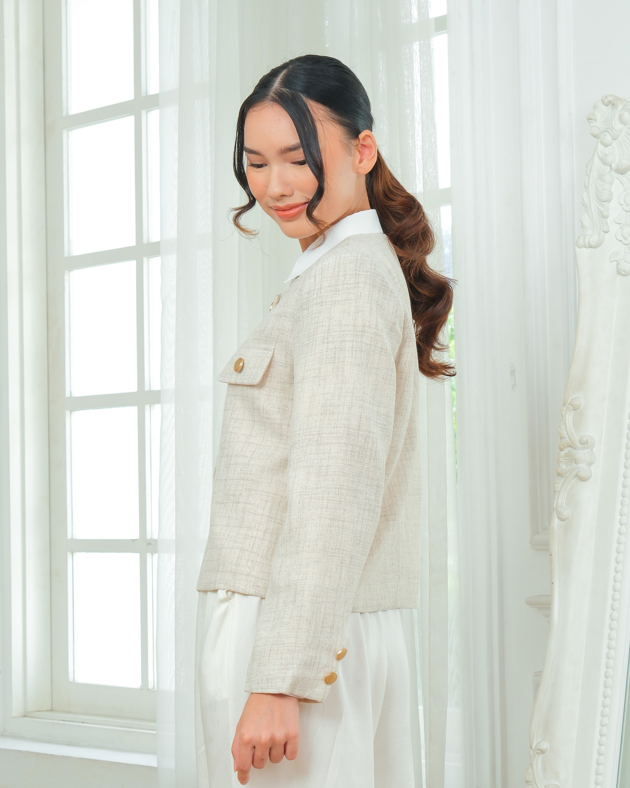 VELA BLAZER - CREAM