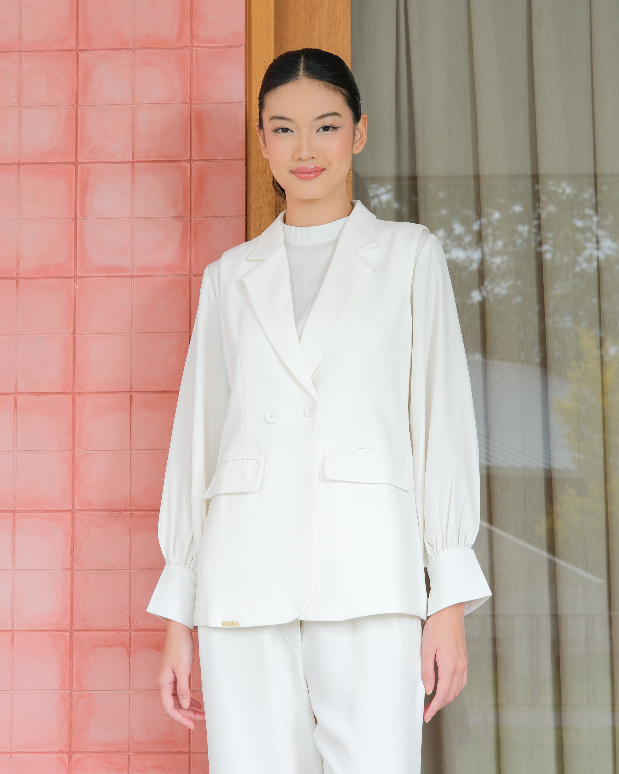 VELA VEST - BROKEN WHITE