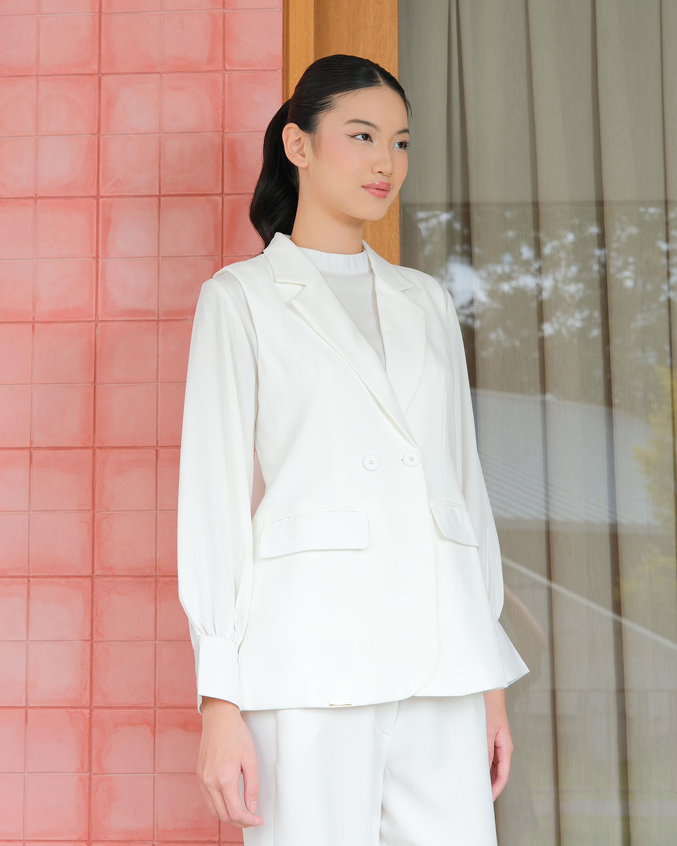VELA VEST - BROKEN WHITE