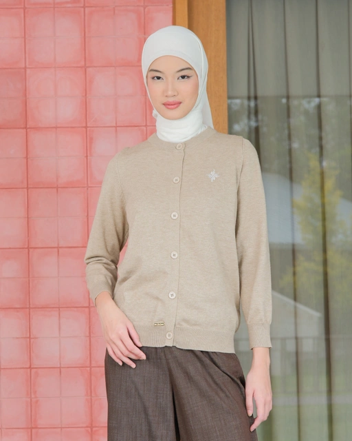 Image of XEVIRA KNIT - KHAKI