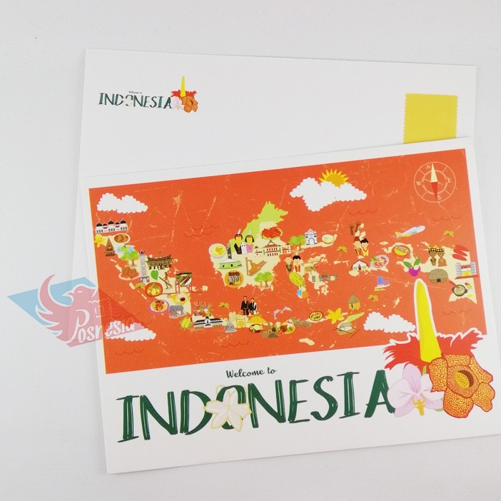 Postcard Indonesia