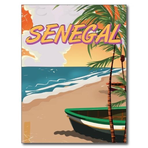 Postcard Senegal