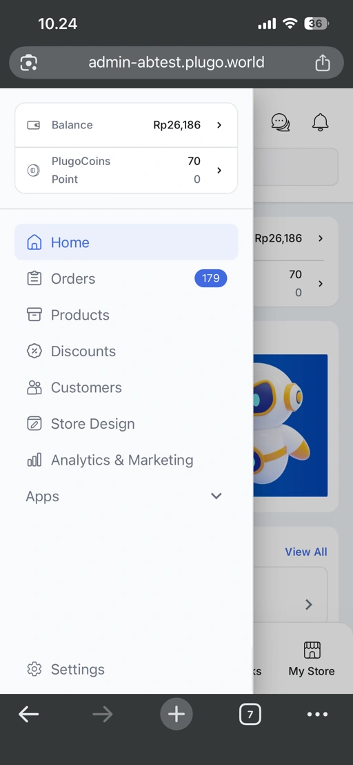 Image of screenshot mobile