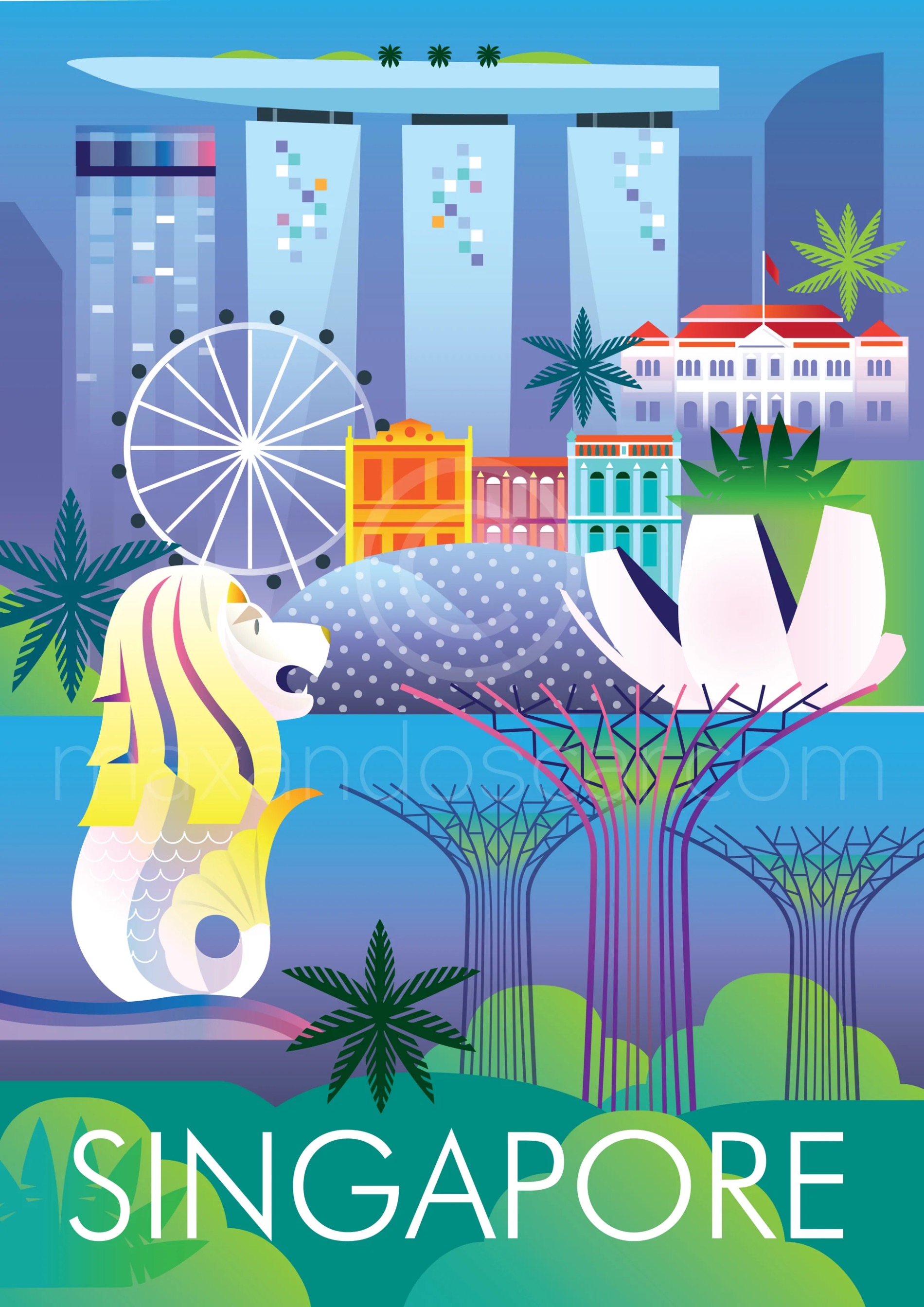 Postcard Singapore