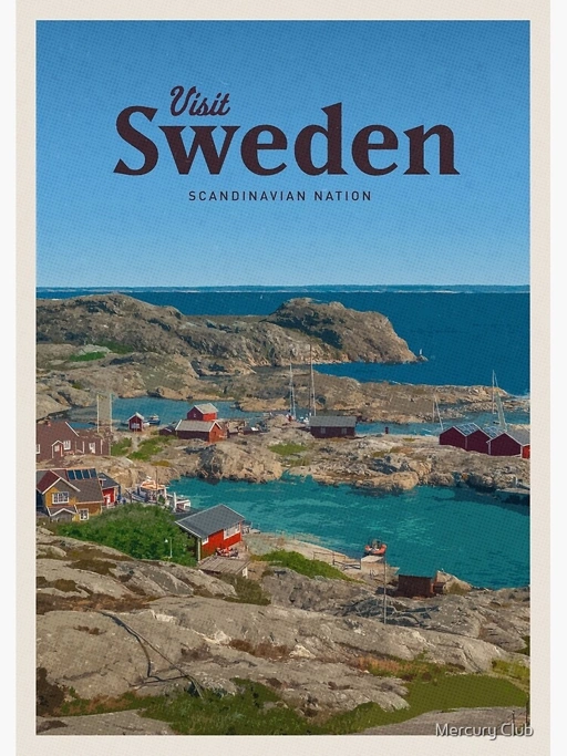 Postcard Sweden