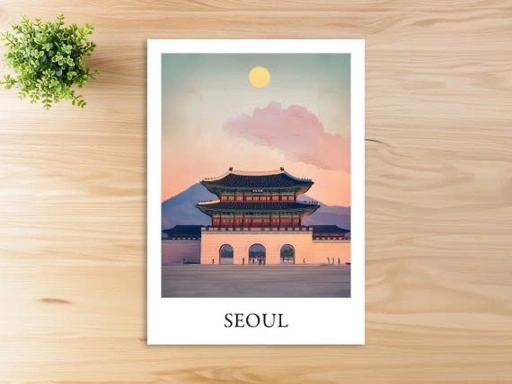 Postcard South Korea
