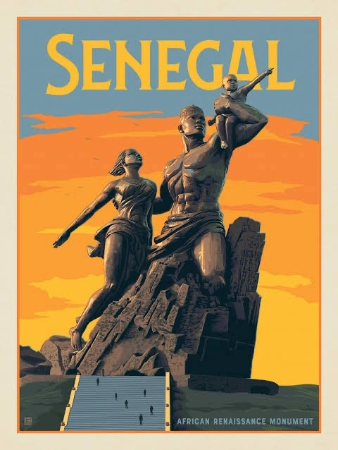Postcard Senegal
