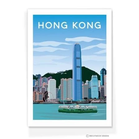 Postcard Hongkong