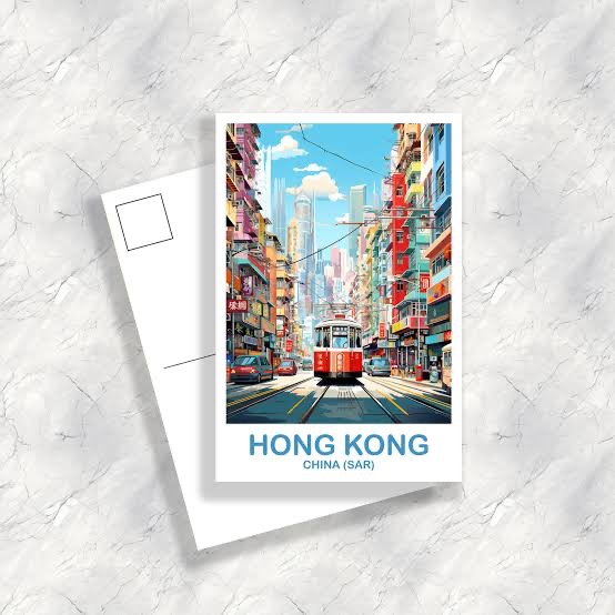 Postcard Hongkong