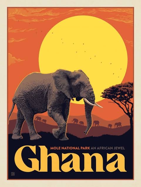 Postcard Ghana