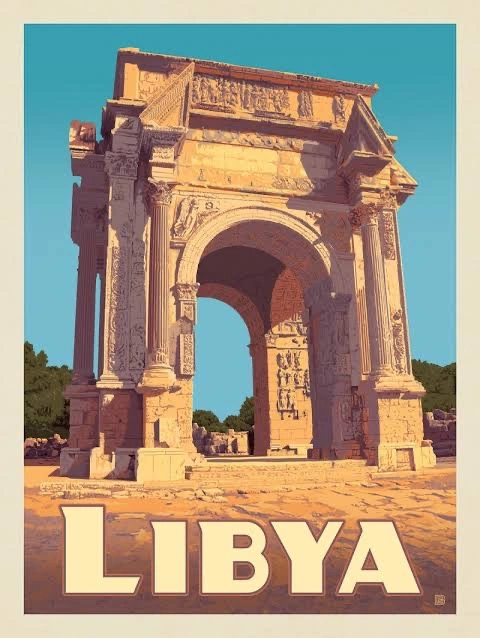 Postcard Libya