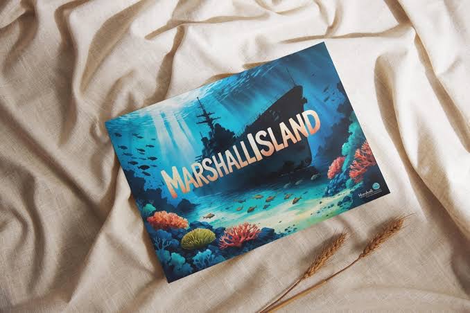 Postcard Marshall Islands