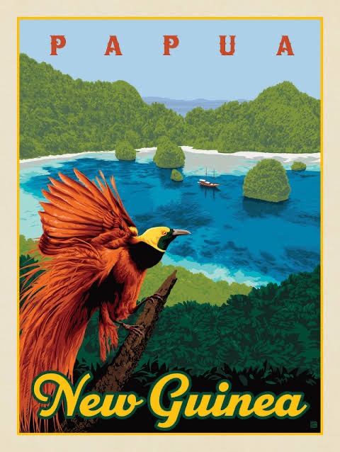 Postcard Papua New Guinea