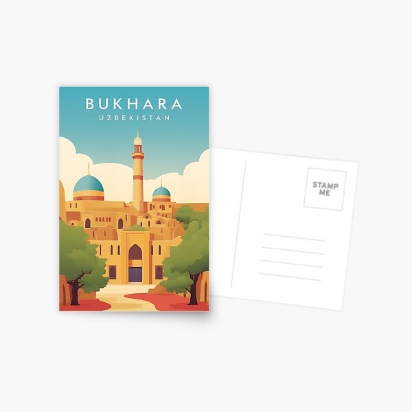 Postcard Uzbekistan