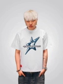 TSHIRT TELEPATI BLUE STAR WHITE REGULAR FIT