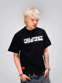 TSHIRT TELEPATI ESSENTIAL BLACK REGULAR FIT
