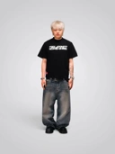 TSHIRT TELEPATI ESSENTIAL BLACK REGULAR FIT