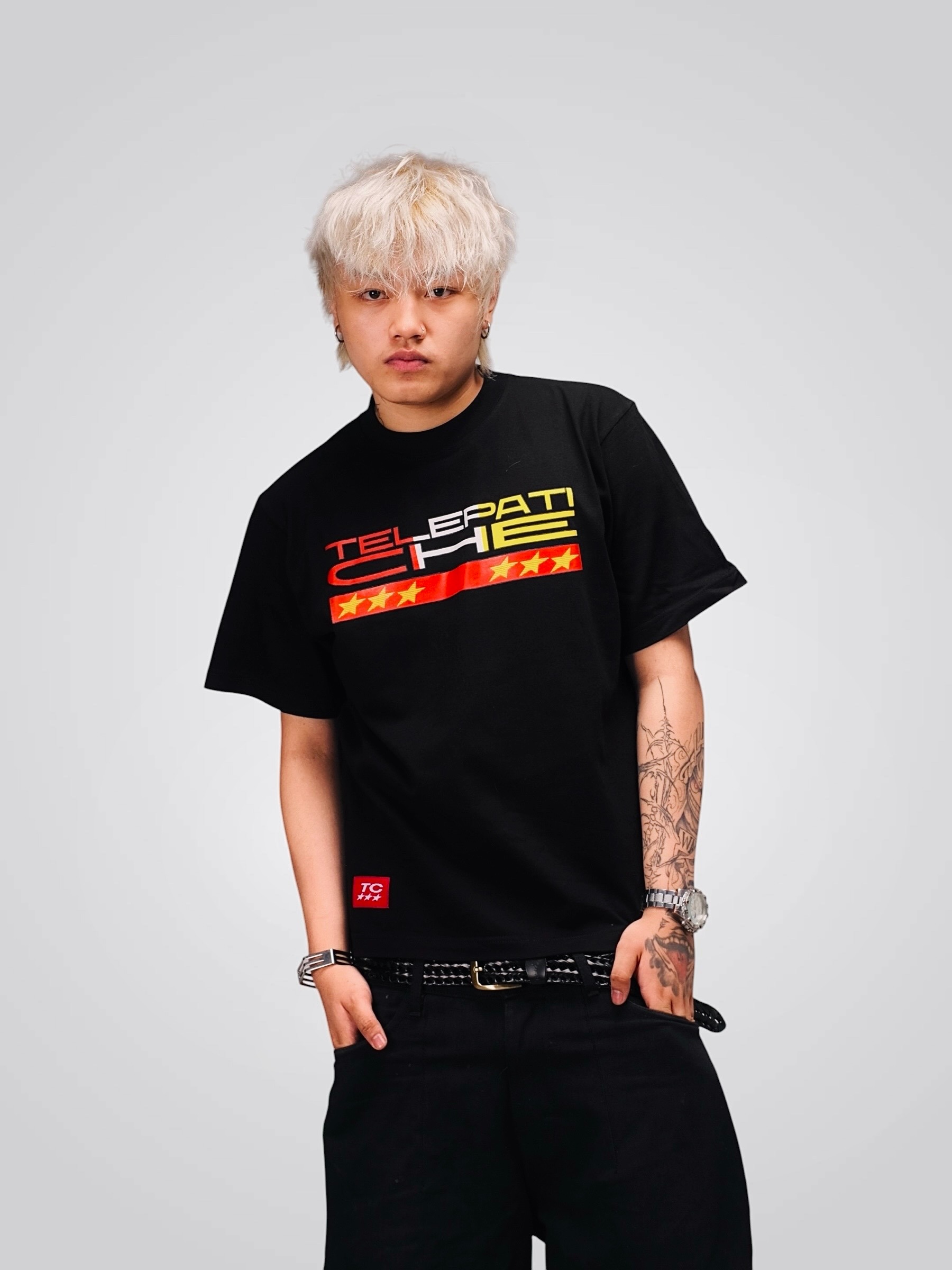 TSHIRT TELEPATI CHE STARLINE BLACK REGULAR FIT