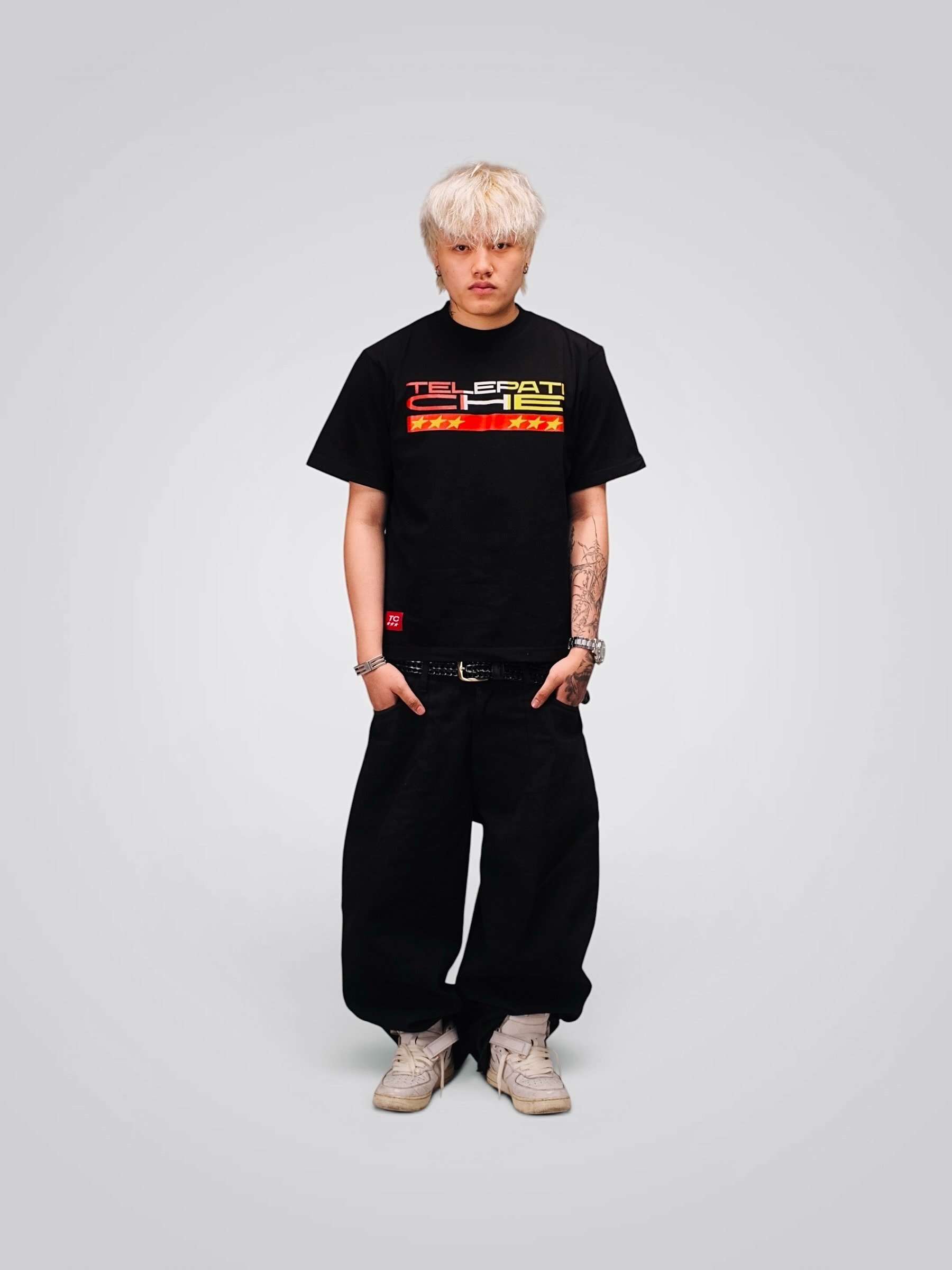 TSHIRT TELEPATI CHE STARLINE BLACK REGULAR FIT