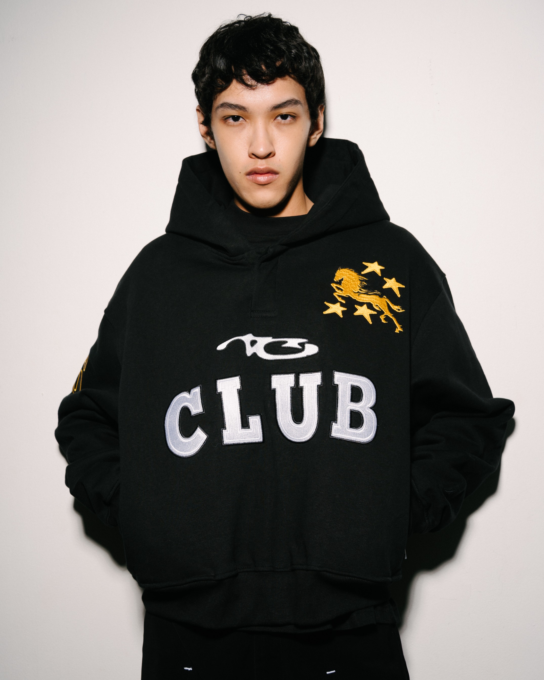 HOODIE POLO CLUB 26 BLACK