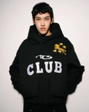 HOODIE POLO CLUB 26 BLACK