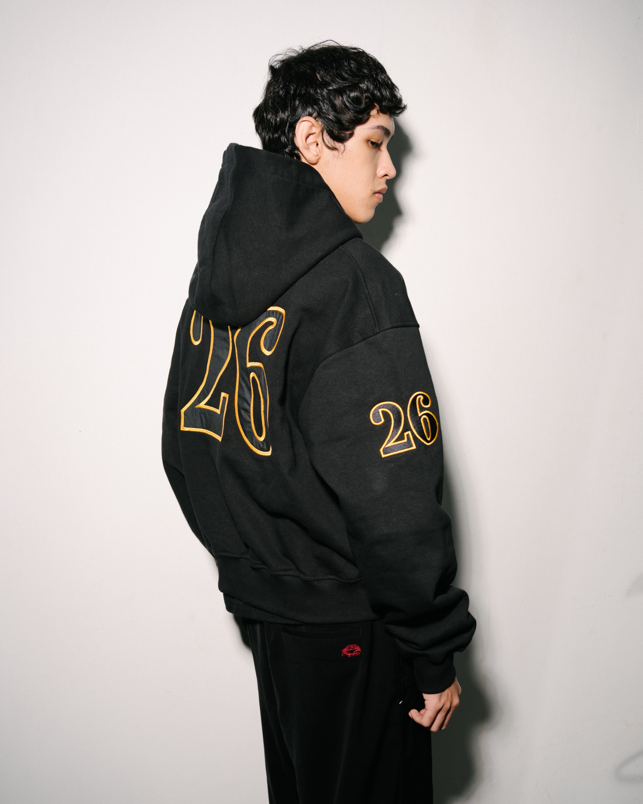 HOODIE POLO CLUB 26 BLACK