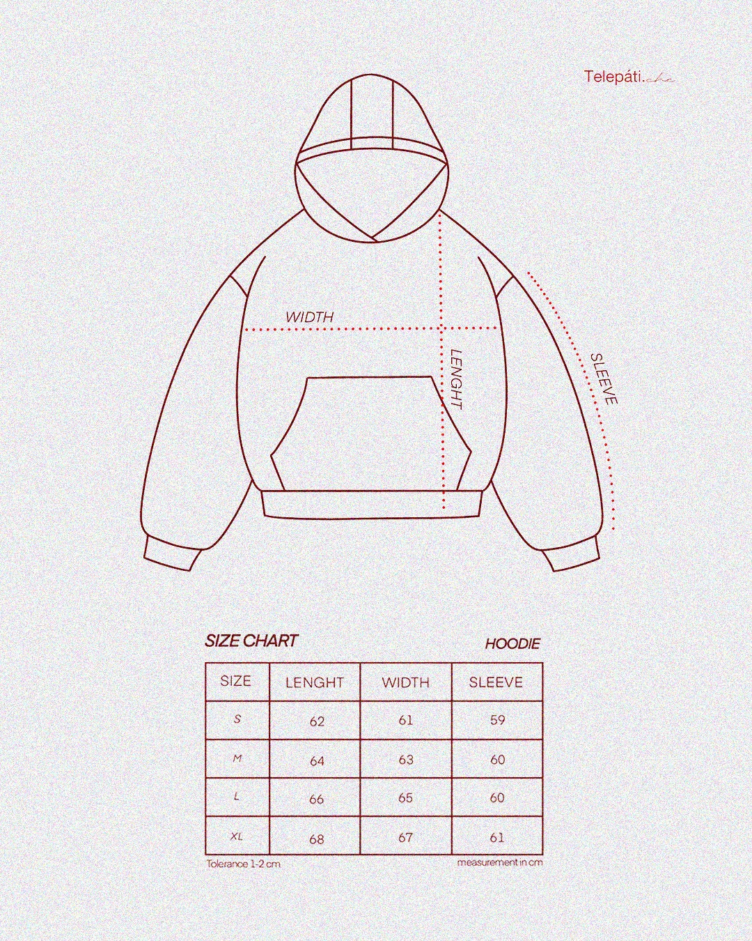 HOODIE TC RED INSIDE